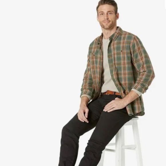 Prana Dolberg Flannel Shirt Tall Men Multicolor Plaid Check Long Sleeve Sz S NWT - Picture 1 of 16